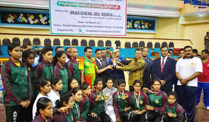The second national fencing competitions champion is Ansar