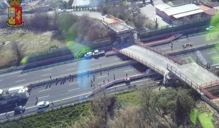 Italy flyover collapse kills 2 people