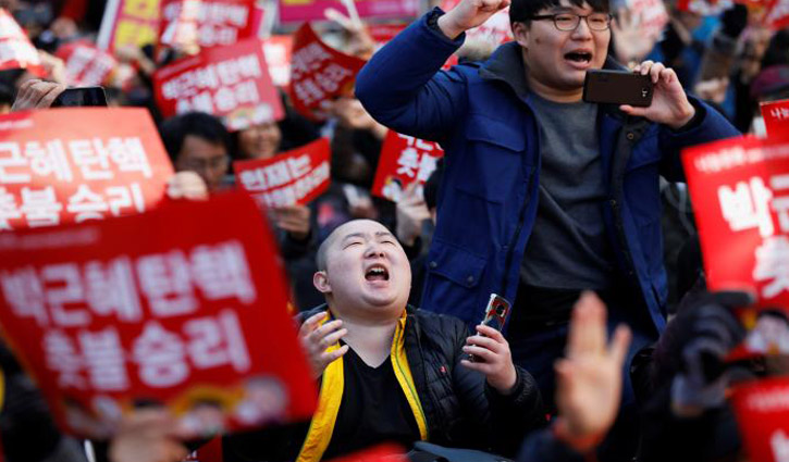 South Korea demanded the arrest of the park