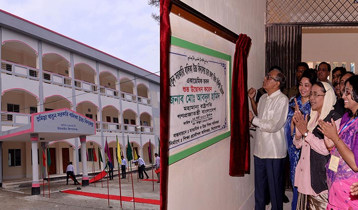 President visits development projects