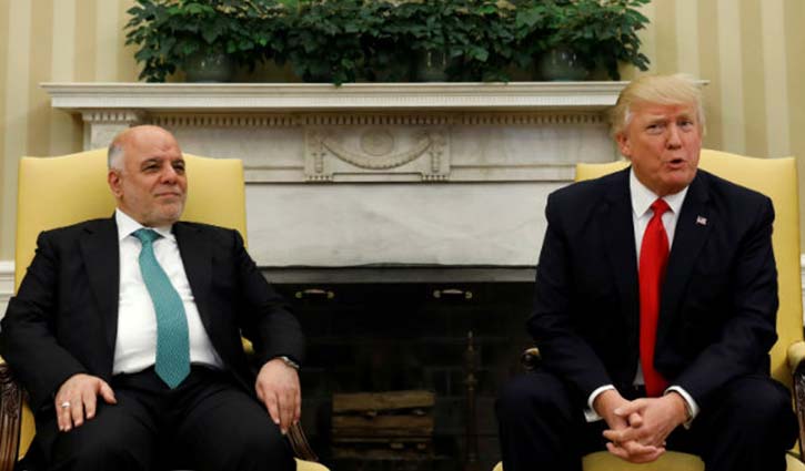 Trump meets with Iraqi prime minister