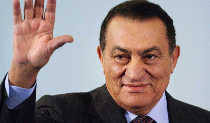 Hosni Mubarak was released after 6 years