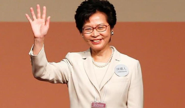 Carrie Lam became the first woman leader of Hong Kong