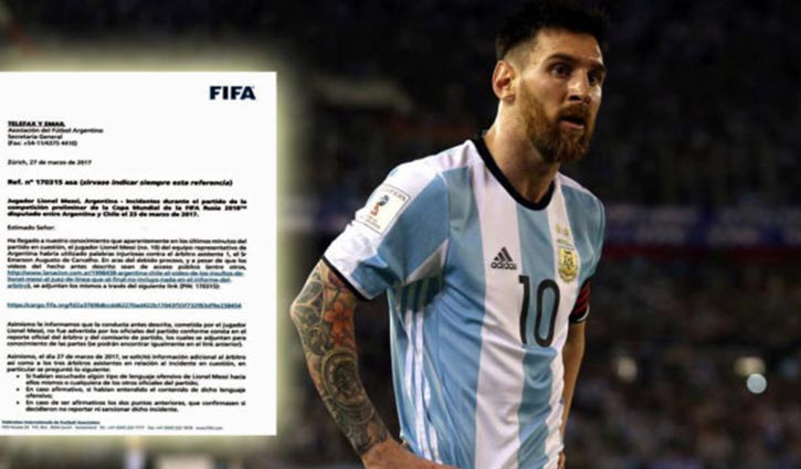 Messi ban for four-match