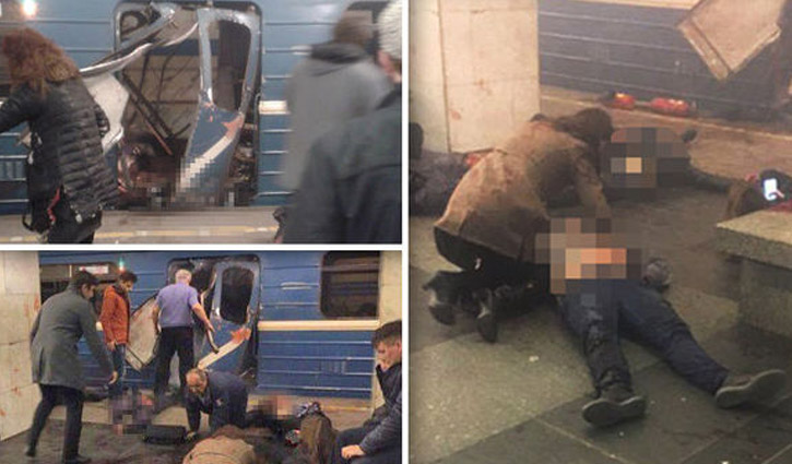10 killed in explosion at a subway station in Russia