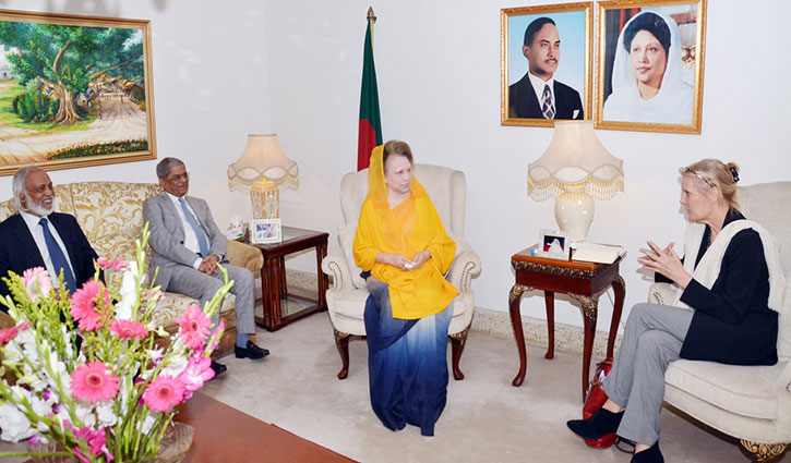 The Netherlands Ambassador meets with Khaleda Zia