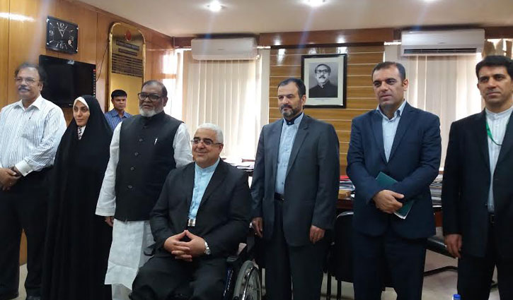 Iranian delegation meets with minister of liberation war