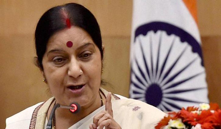 Whole Kashmir is India:Sushma