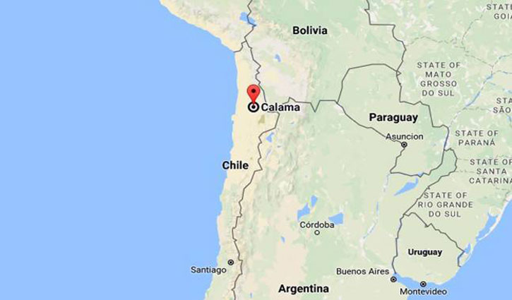 Strong earthquake in Chile