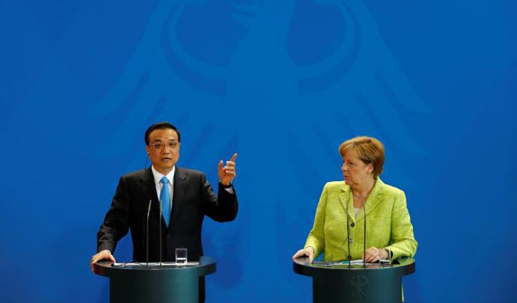 China-German announcement to improve relations against Trump