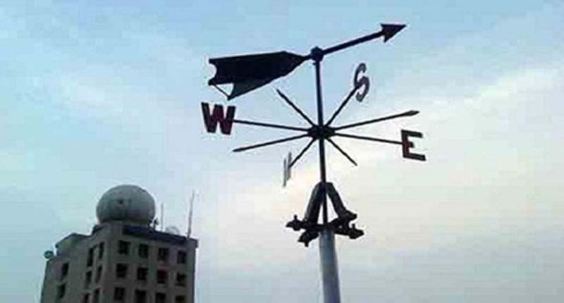 Heavy rainfall may occur in different places of the country