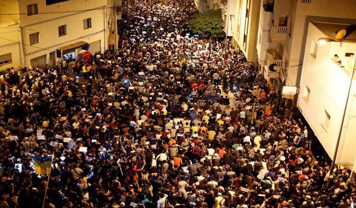 Mass protests in Morocco