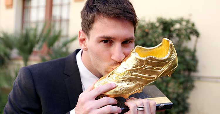 Four years later Messi won the Golden Boot