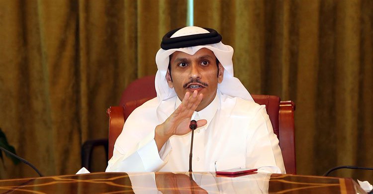 No one has the right to discuss Qatar's foreign policy