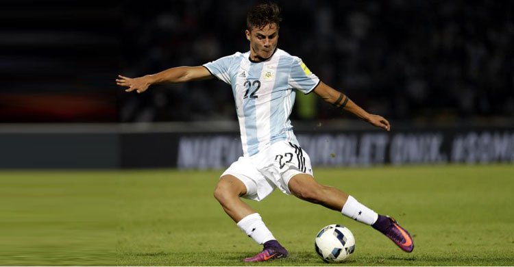Argentina 2-0 ahead in the first half