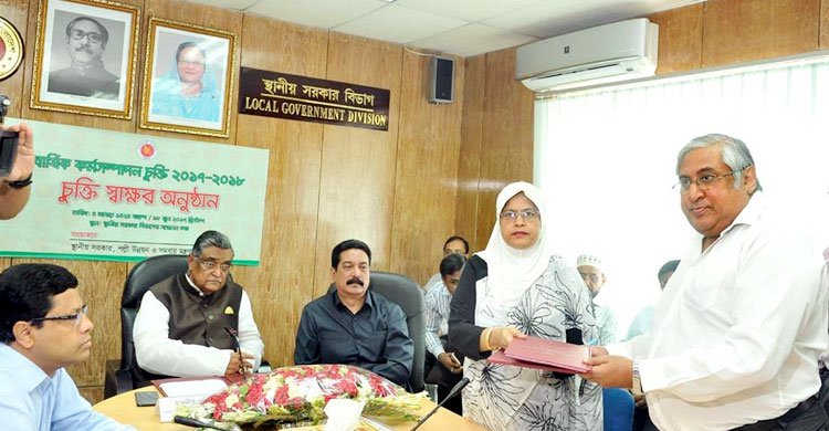 Annual Performance Record of LGRD Ministry