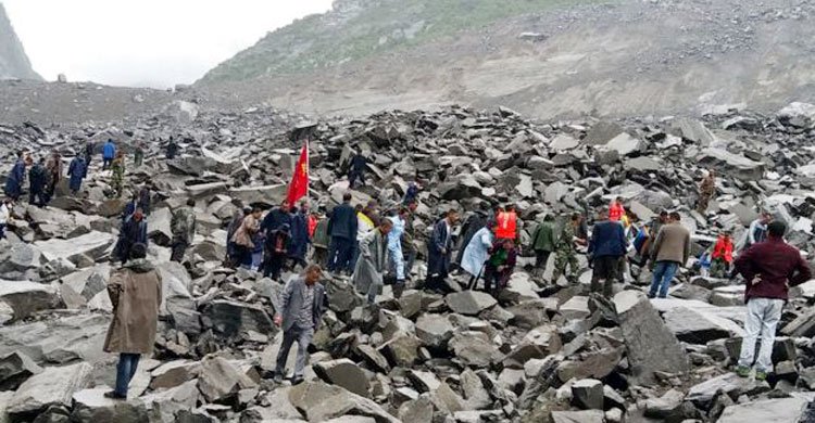 China landslide disappeared 140 people