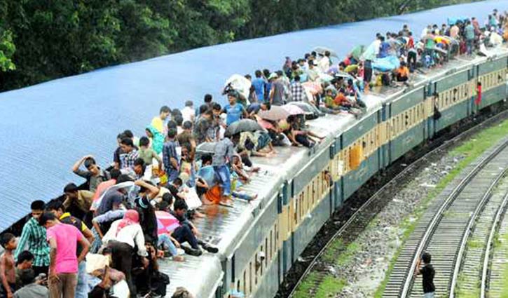 The return journey of the train from Wednesday