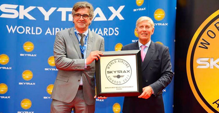 Emirates rewards Inflight Entertainment Award