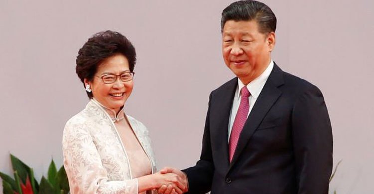 Parallel protests celebrate the oath