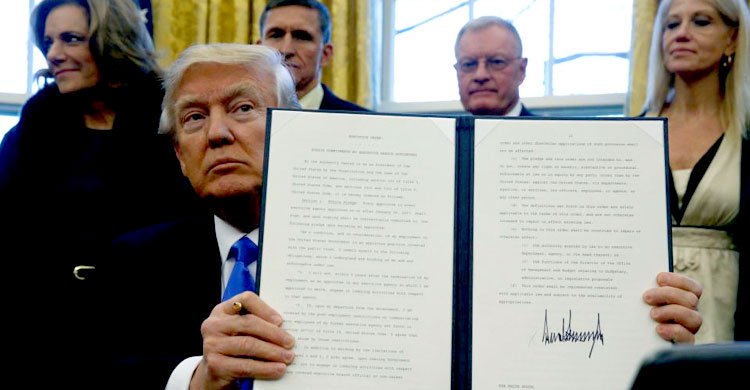 Eventually Trump travel restrictions are effective