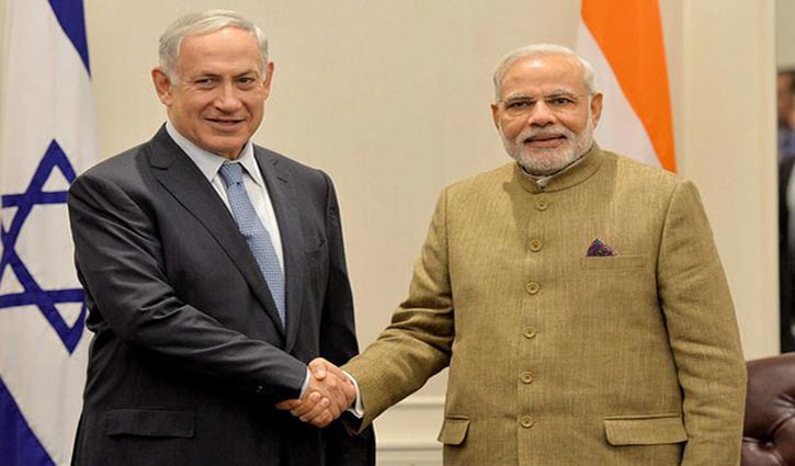 Modi is going to Israel as the first Prime Minister of India