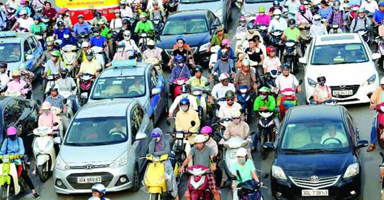 Motorcycles banned in Vietnam