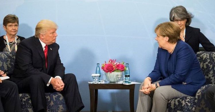 Trump-Merkel meeting