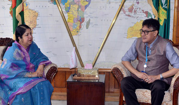 Speaker met with the UNDP Resident Representative