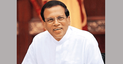 Sirisena is leaving Dhaka today