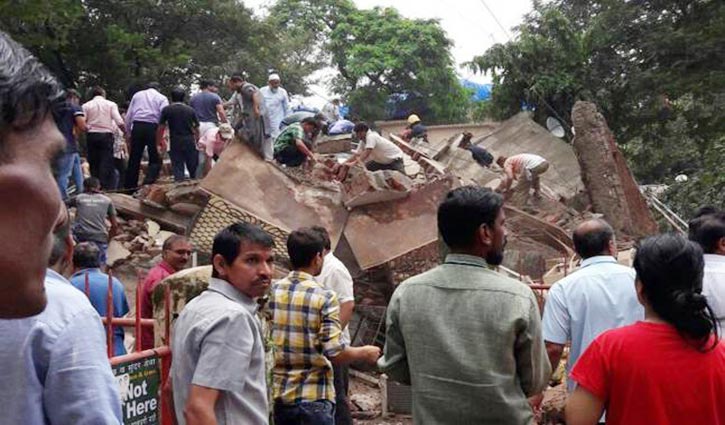 12 dead in four-storey building collapse in Mumbai