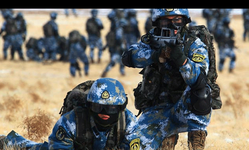 China has started a major exercise with 10 thousand soldiers