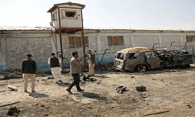 12 killed in car bomb explosion near the stadium in Afghanistan