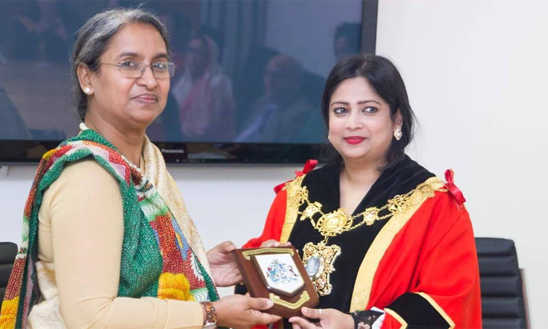 Dipu Moni was honored in London