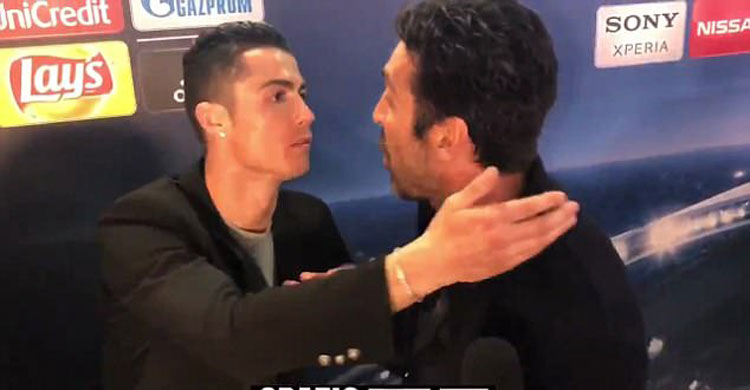 Ronaldo said that Boffon was fond of warm embrace