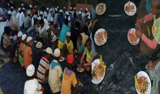 সারাদেশের মতো ‘নির্যাতিত মুসলিম রোহিঙ্গা ক্যাম্পেও’ চলছে সম্মিলিত ইফতার