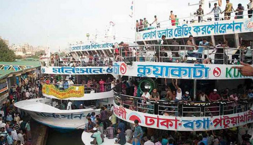 ঘূর্ণিঝড় মোরা: ২৪ ঘণ্টা পর লঞ্চ চলাচল শুরু