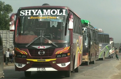 বঙ্গবন্ধু সেতু-টাঙ্গাইল-ঢাকা মহাসড়কে যানজট