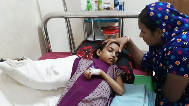 বিরল রোগে আক্রান্ত মুক্তামনির অস্ত্রোপচার সম্পন্ন