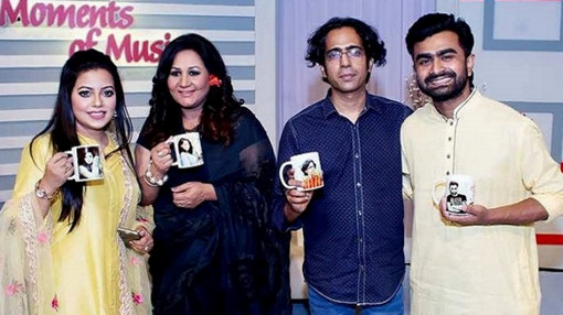 গান-আড্ডা-কুইজে চার তারকা