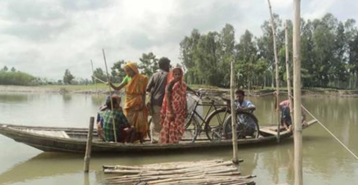 গাইবান্ধায় ফের বাড়ছে ব্রহ্মপুত্র ও ঘাঘট নদীর পানি