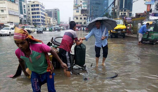 রাজধানীতে জলাবদ্ধতা, দুর্ভোগ