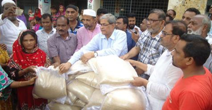 বন্যা মোকাবেলায় সরকারের তৎপরতা নেই: ফখরুল