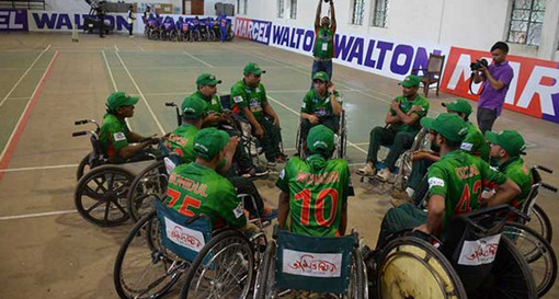 হুইল চেয়ার ক্রিকেটের ফাইনাল শনিবার