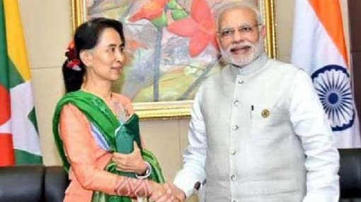 মিয়ানমারে প্রথম সফরে মোদি