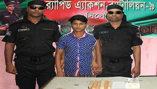 সিলেটে বিস্ফোরকসহ আটক ১