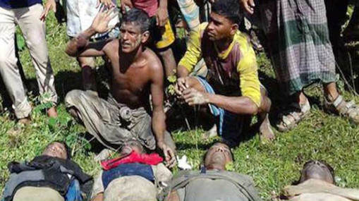 রোহিঙ্গাদের জন্য ত্রাণবাহী ট্রাক খাদে পড়ে নিহত ৯