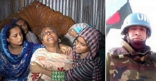 সন্ত্রাসীর গুলিতে বাবা নিজ দেশেই আর বিদেশে সেনা সদস্য ছেলে নিহত