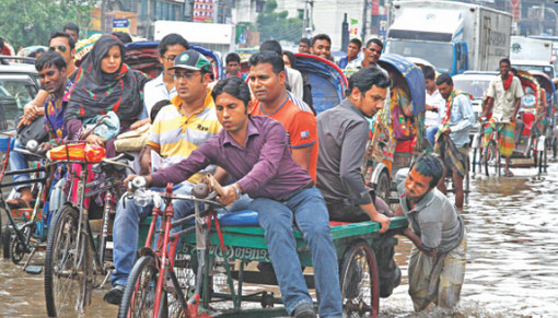 পানির নিচে ঢাকা, দুর্ভোগ চরমে