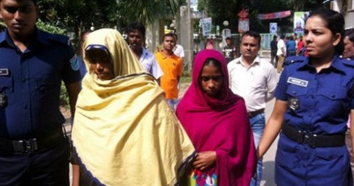 কিশোরী আজিজা হত্যা: দুই আসামির রিমান্ড